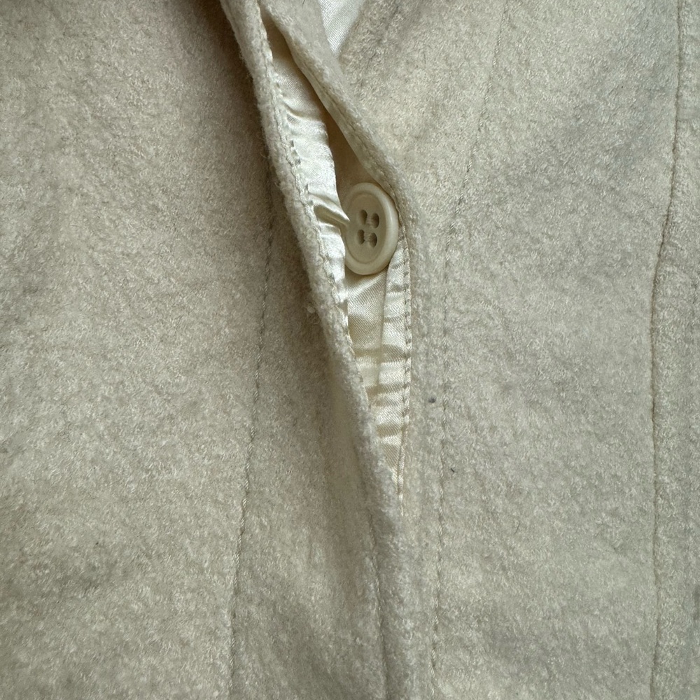 Frenchi Wool Coat with hood - Size Small - Picture 5 of 16
